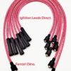Ferrari Dino GT, GTS, 2.0L, 2.4L, Performance HT Ignition Lead Set in Red 8mm Code:DINOR.
