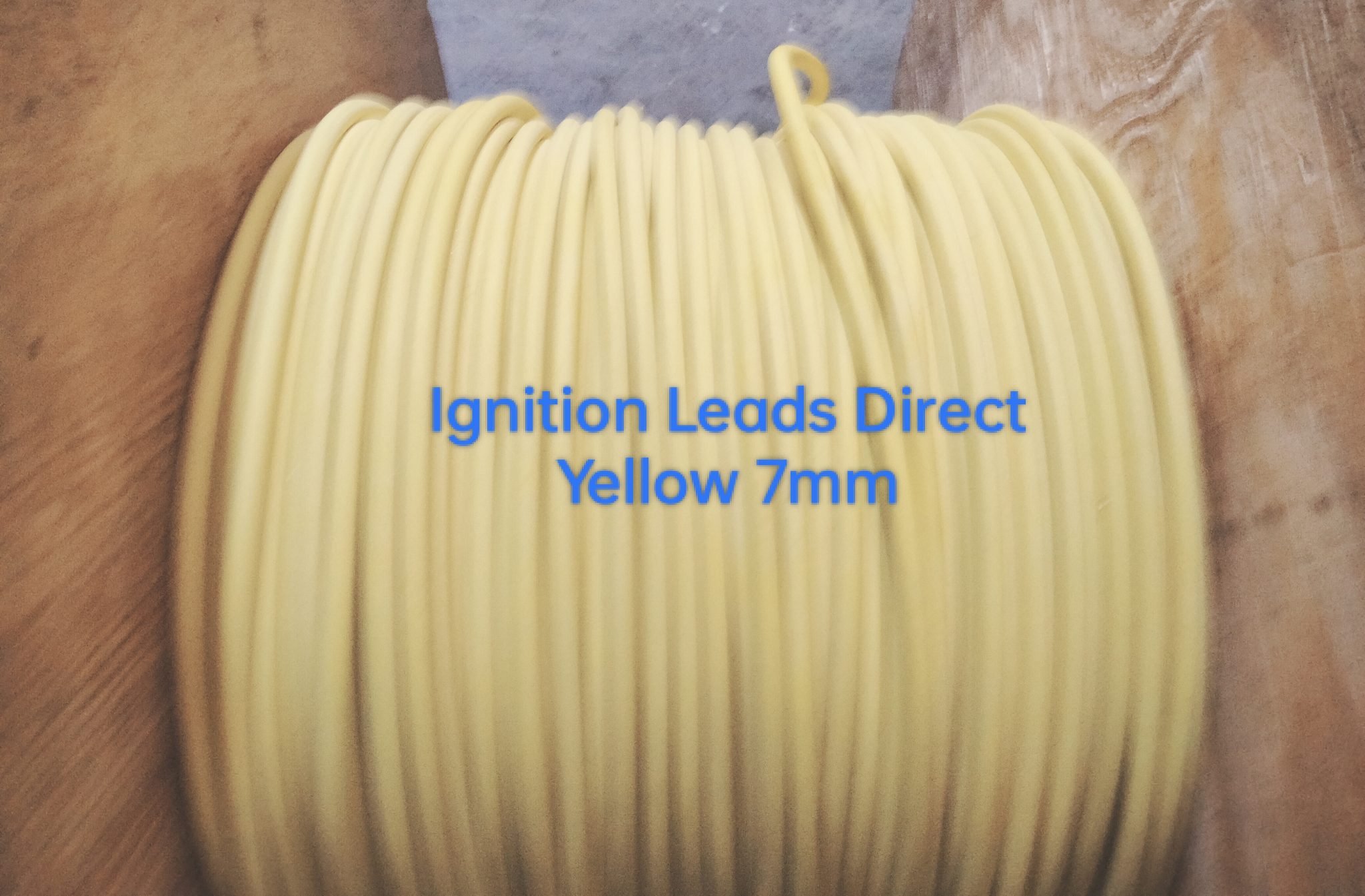 Performance HT x 3 Meter Length of Ignition Lead Yellow Cable 7mm Code