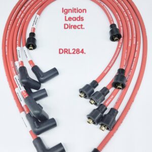 Jaguar XJ6/12, 2.8 6cyl,3.4 6cyl, 4.2 6cyl, Daimler, Sovereign. 1971 > 1986. Performance HT 8mm Ignition Lead Set Colour Red. Code:DRL284R.