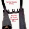 Single HT Performance Ignition Spark Plug Lead 30cm Long Colour 8mm Black Code:XG0030Blk