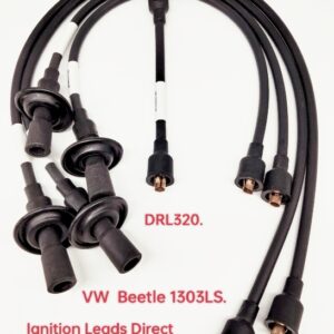 VW Beetle 1303LS 1972 > 1979. HT Performance Ignition Lead Set In 8mm Red cable Code: DRL320R.
