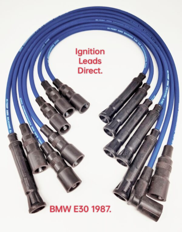 BMW E30  2.0ltr > 2.5L 1987 > 1993, RWD Performance HT Ignition Leads in 8mm Red cable Code:BMWM3087R.