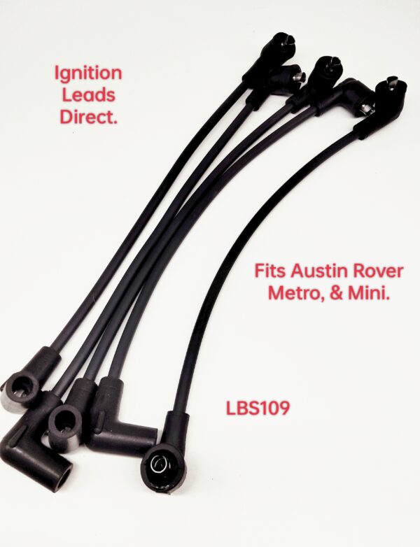Austin Rover, Metro & Mini1969 > 1997, FWD Performance HT Ignition Leads in 8mm Red cable Code:LBS109R.