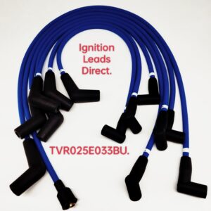 TVR Griffith, Tasmin,Tuscan, Tamora 1981 > 2006. Performance HT Ignition 7 Lead Set in Black 8mm Code:TVR025Blk.