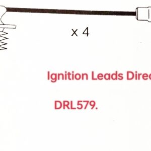 Ford Focus, Maverick, Mondeo. Tourneo, Zetec.1998 > 2005. Performance HT Ignition 4 Lead Set in Electric Blue 8mm Code:DRL579EB.