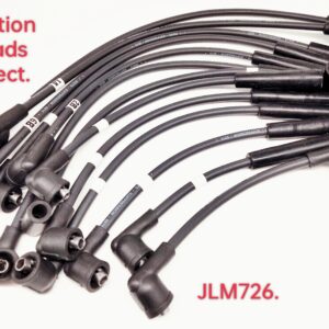 Jaguar Daimler XJ, XJS, 5.3 V12, 1972  > 1990. Performance HT Ignition 13 Lead Set in Black 8mm Code:JLM726BLK.