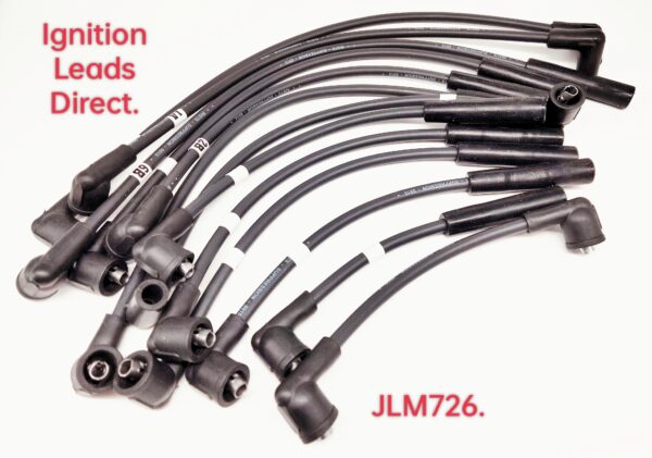 Jaguar Daimler XJ, XJS, 5.3 V12, 1972  > 1990. Performance HT Ignition 13 Lead Set in Red 8mm Code:JLM726R.