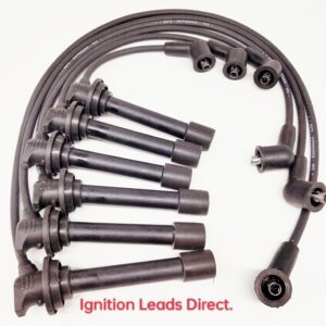 Kia Sportage 2.7 V6 , 2004 - 2010 Performance HT Ignition lead Set Colour Black 7mm cable Code: ILD217654BLK.