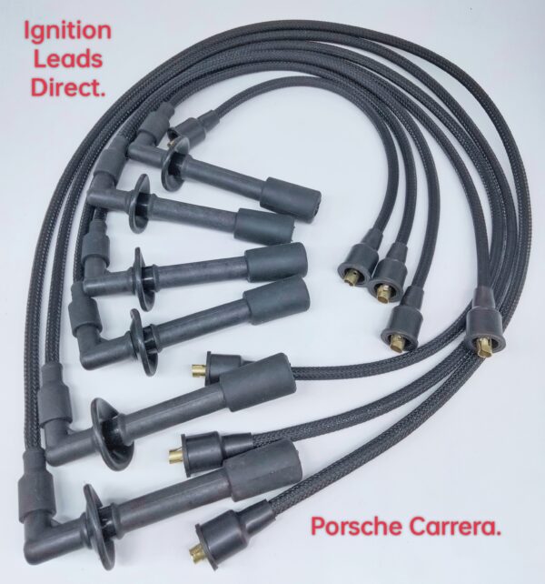 Porche Carrera Targa 911, 2.7 1969 > 1979  Performance HT Ignition lead Set Colour Black Shielded 7mm cable Code: DRL1431..