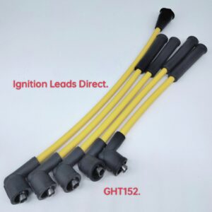 Triumph Midget, Dolomite, Herald Spitfire 1962  > 1981  Performance HT Ignition lead Set Colour Yellow 8mm cable Code: GHT152Y.