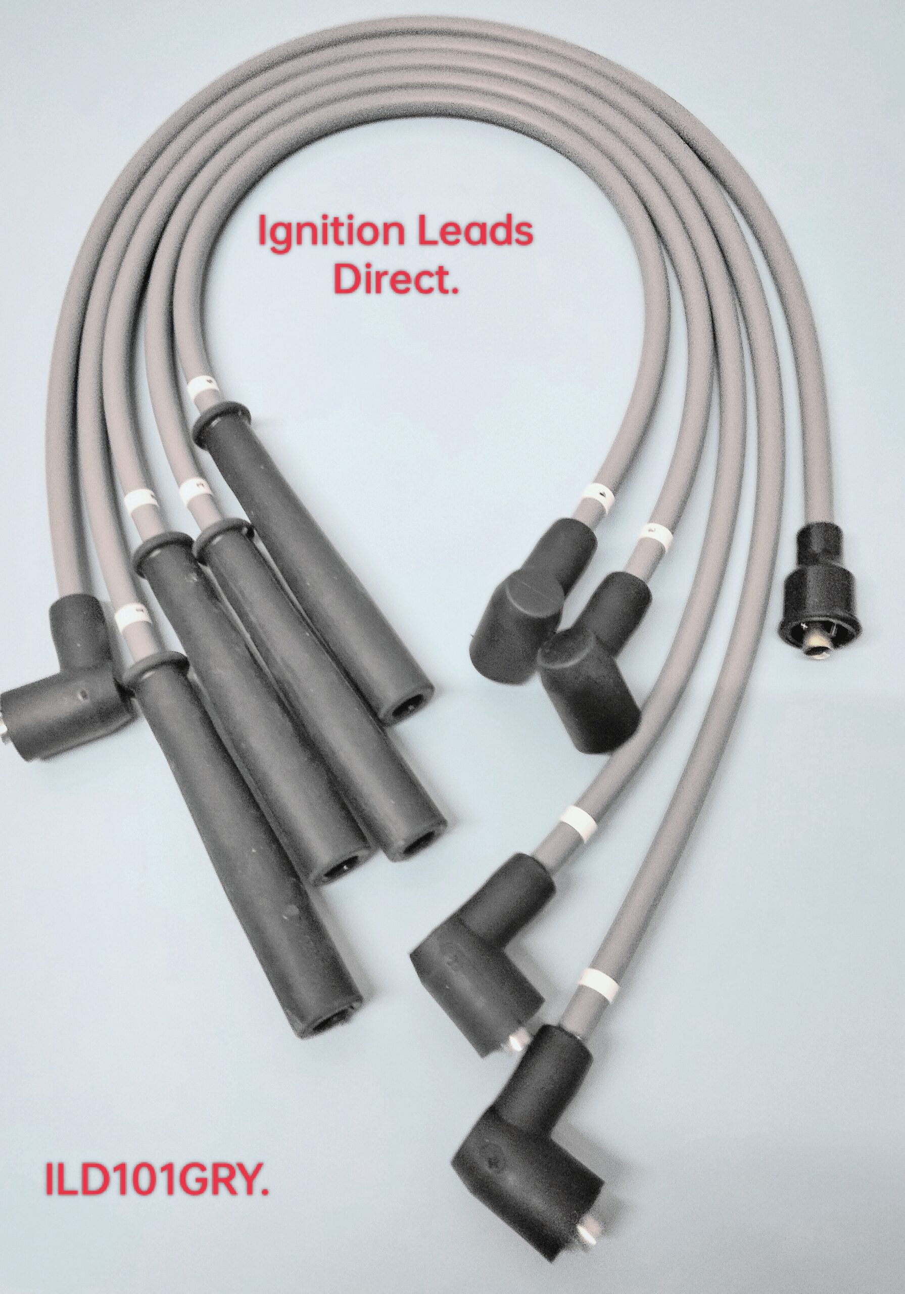Ford Escort RS Turbo Colour Gray 8mm High Performance HT Ignition Lead Set Code ILD101GRY