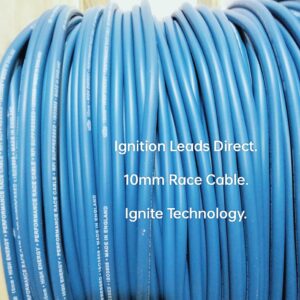 High Performance Race Ignition Cable Colour Shiny Blue 10mm x 1 Meter Code: IT10MBLU.