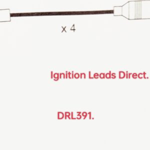 Audi A4,(802,B5) M4 1.8inj 20v 1995 to 2001.  Performance HT Ignition Lead Set in 7mm Black Cable Code:DRL391BLK.