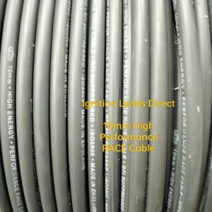 High Performance Race Ignition Cable Colour  Black 10mm x 1 Meter Code: IT10MBLK.
